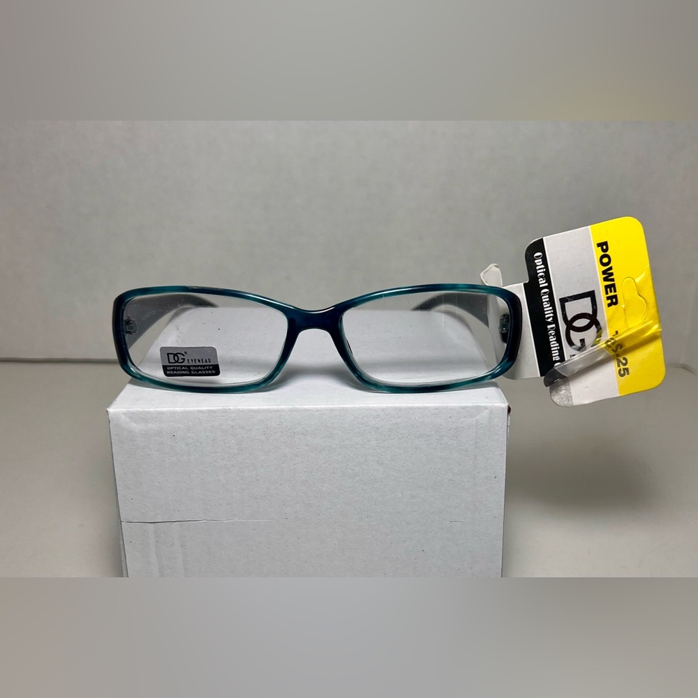 DG Eyewear Blue Reading Glasses +1.25